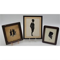 Lot of 3 Silhouettes