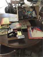 CHILDRENS BOOKS AND PLAYING CARDS