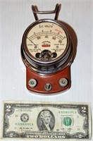 Antique Echlin D.C. Voltage & D.C. Amperes Tester