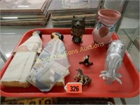 TRAY OF ASSTD NATIVE AMERICAN COLLECTIBLES