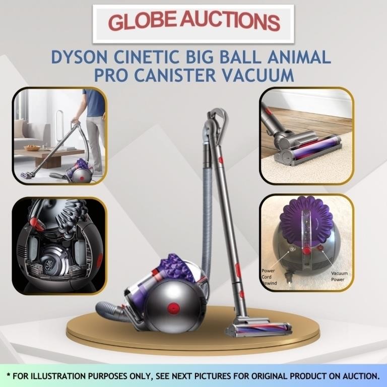 DYSON CINETIC BIG BALL ANIMAL PRO VACUUM(MSP:$699)