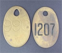 Brass Cattle Tags (2)