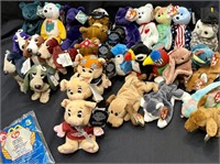 Collectable Harley Bears & Pigs with Beanie Babies