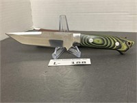 High Polished Knife approx 4.5" w/Sheath