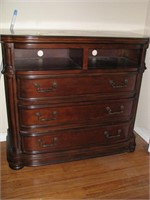 Wooden Mahogany  chest of drawers