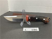 High Polished Knife approx 4" w/Sheath