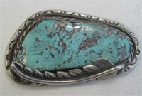 Navajo SS & Turquoise Pin Tested