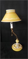 Tole table lamp