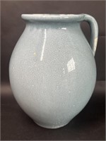 Light Blue Pottery Pitcher