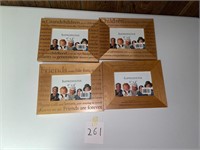 Wooden Picture Frames (4) - 6'' X 4''