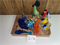 Glass Decorative Animal Figurines