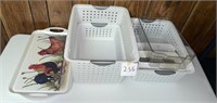 Storage Containers & Tray