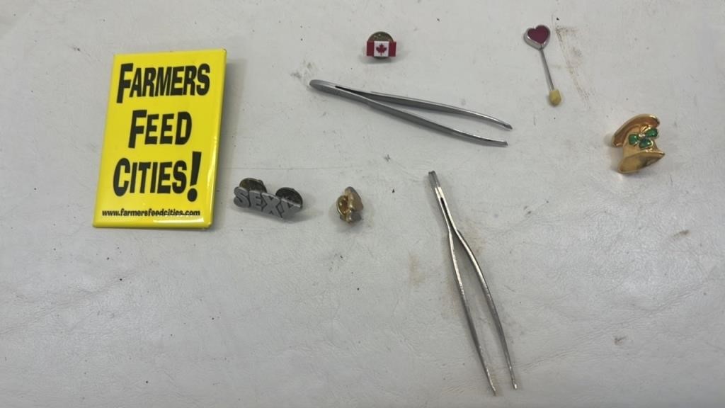 Pins and assortment