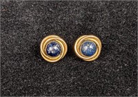 10KT Gold & Gemstone Earrings