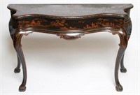 Queen Anne Manner Chinoiserie Console Table