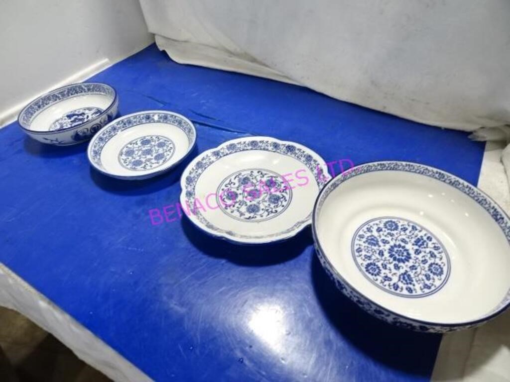 LOT,11PCS ASST SIZE ORIENTAL STYLE BOWLS
1-8"D