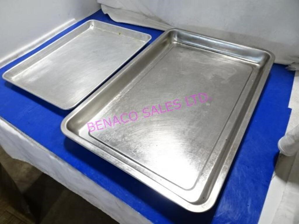 LOT,18PCS ASST SIZE BAKE TRAYS-SEE