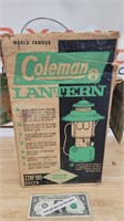 Vintage Green Coleman Lantern 228F195 IOB