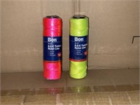 Bon 250' Twisted Neon Nylon Line x 5 Boxes