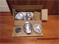 Three Burner Warmer with Pans and Lids