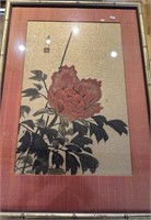chinece JAPANESE FLOWER PAINTINGS ON SILK