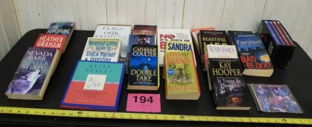 Miscellaneous Books Including Sandra Brown &