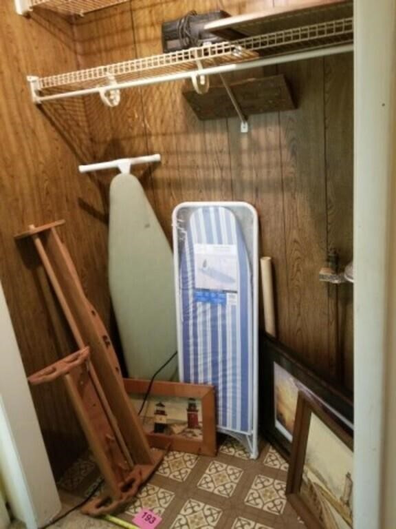 Over The Door Ironing Board, Framed Pictures,