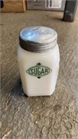 vintage MCKEE MILK GLASS sugar shaker