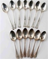 TOWLE & OTHER STERLING SILVER SPOONS OLD NEWBURY