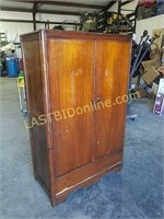 Vintage cedar-lined wardrobe