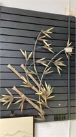 Crafted bamboo metal sculpture, made in