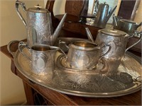 Beautiful Antigue Tea & Coffee Set
