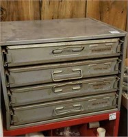 Vintage metal parts cabinet
11" x 15"
