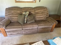 Tan/Brown Multi colored sleeper sofa, LIKE NEW