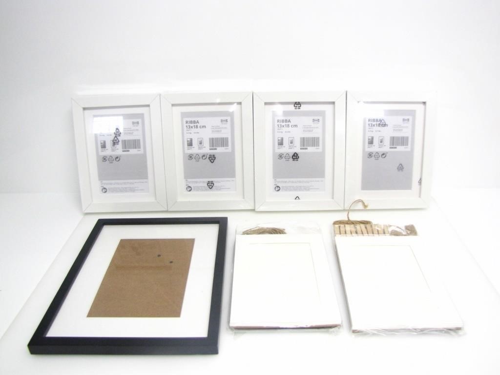 ASSORTED UNUSED PICTURE FRAMES