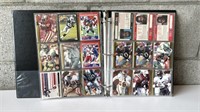 Binder of Football Cards