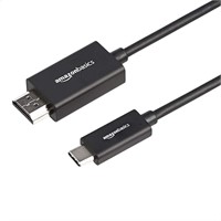 USB-C to HDMI Cable Adapter  3-Foot  Black