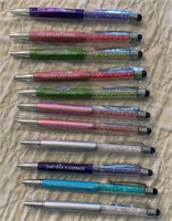 E2) 11 new pens with phrases