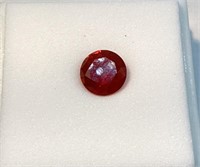 1.15ct avg 8mm Round Cherry Opal