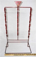 VINTAGE TOM'S METAL DISPLAY RACK