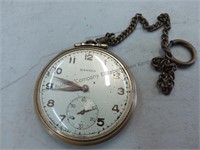 Old pocket watch running