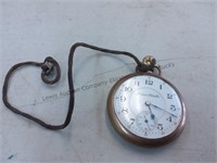 Old pocket watch running