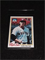 1978 Topps Carlton Fisk Red Sox