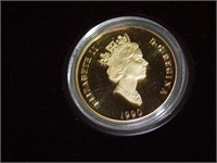 1990 $100 Gold Coin 1/4 Troy Oz PURE GOLD + Silver