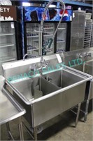 1X, 42" X 27" S/S SINK W/ WAND + TAP