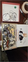 Assorted watches and jewelry
