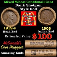 Small Cent Mixed Roll Orig Brandt McDonalds Wrappe