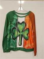 ADULT ST PATRICKS DAY TOP S