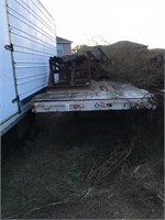 SEMI FLAT BED TRAILER AND CONTENTS