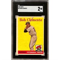 1958 Topps Roberto Clemente Sgc 2